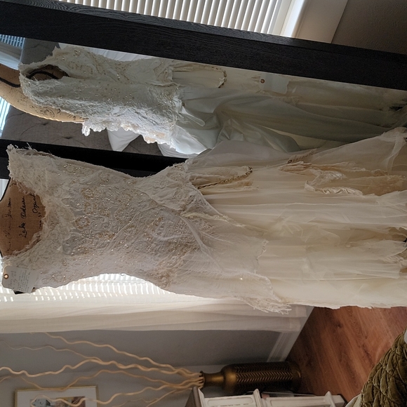 Metta Marie Dresses & Skirts - Metta Marie Tattered Wear Custom Wedding  Gown